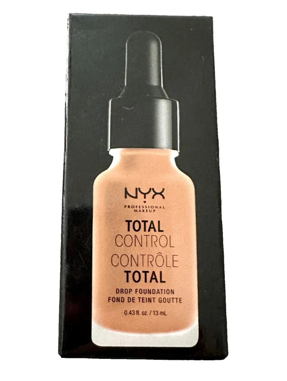 NEW NYX Total Control Drop Foundation Makeup in TCDF13 Golden (Full Size, Boxed)